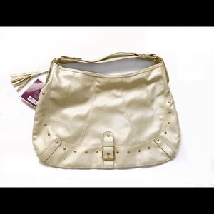 Cream colored purse